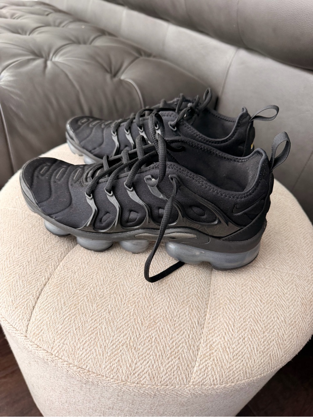 Nike All-Black Cushioned Running Sneakers
